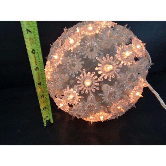 Vintage 8" Starburst Light Sphere With Multiple Modes Christmas - Picture 8 of 8